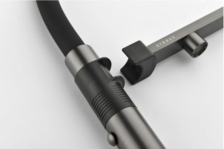 Смеситель для кухни Paulmark Gravity Gr213888-GM Вороненая сталь Смеситель для кухни Paulmark Gravity Gr213888-GM Вороненая сталь