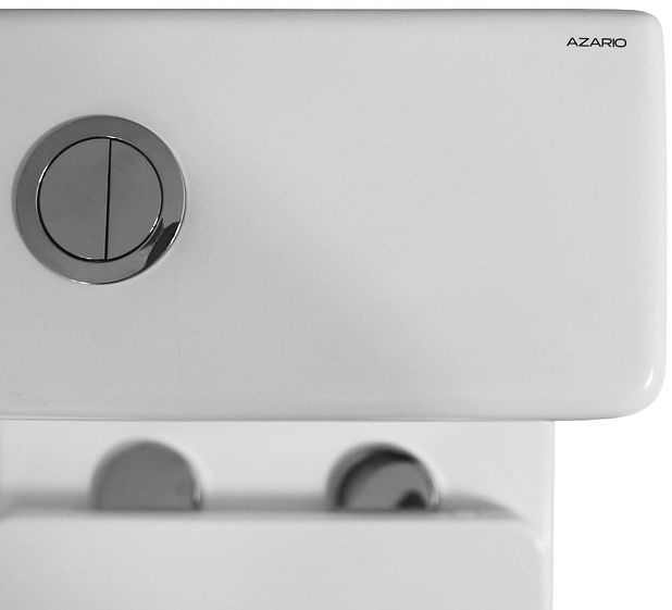 Унитаз компакт Azario Indor AZ-T004B-R цвет Белый с бачком и сиденьем Микролифт