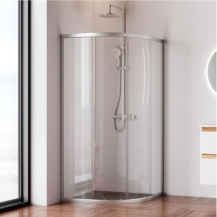 Душевой уголок AM.PM X-Joy Twin Slide 90х90 W88G-205-090MT64 профиль Хром матовый стекло прозрачное