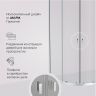 Душевой уголок AM.PM X-Joy Twin Slide 90х90 W88G-205-090MT64 профиль Хром матовый стекло прозрачное