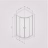 Душевой уголок AM.PM X-Joy Twin Slide 90х90 W88G-205-090MT64 профиль Хром матовый стекло прозрачное