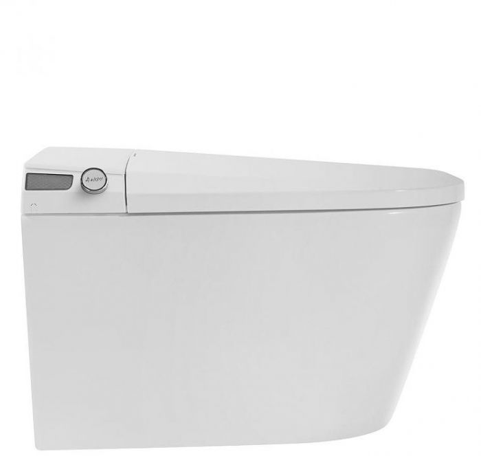 Комплект унитаза биде с инсталляцией Abber Bequem AC1119S-AC0101P2 цвет Белый с сиденьем Микролифт