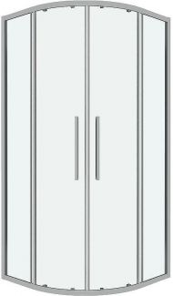 Душевой уголок Grossman Cosmo 100х100 301.K33.02.1010.10.00 профиль Хром стекло прозрачное