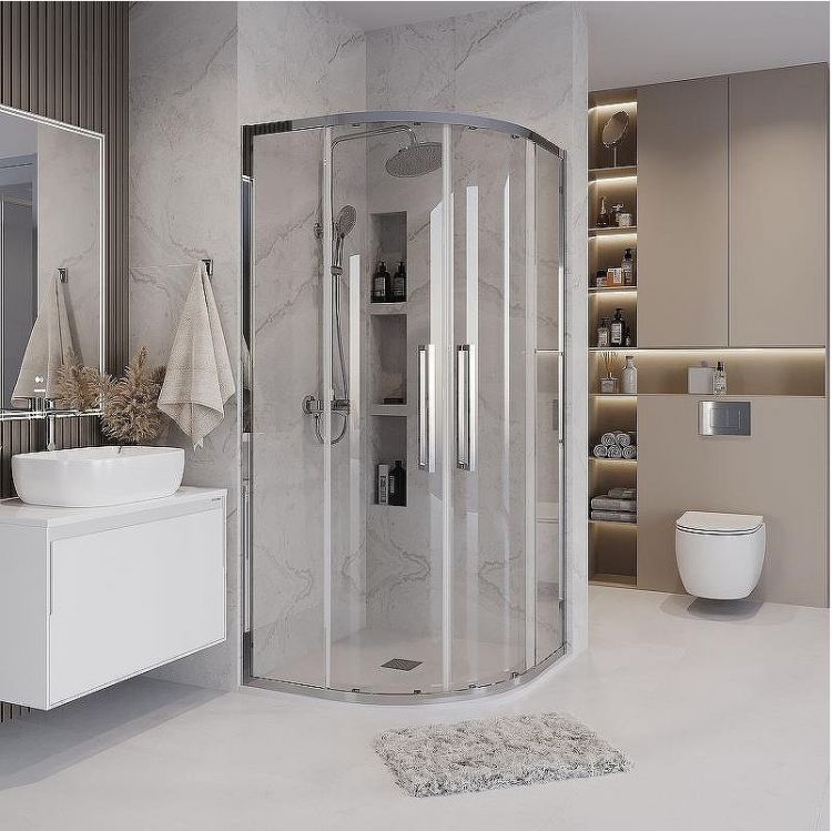 Душевой уголок Grossman Cosmo 100х100 301.K33.02.1010.10.00 профиль Хром стекло прозрачное Душевой уголок Grossman Cosmo 100х100 301.K33.02.1010.10.00 профиль Хром стекло прозрачное