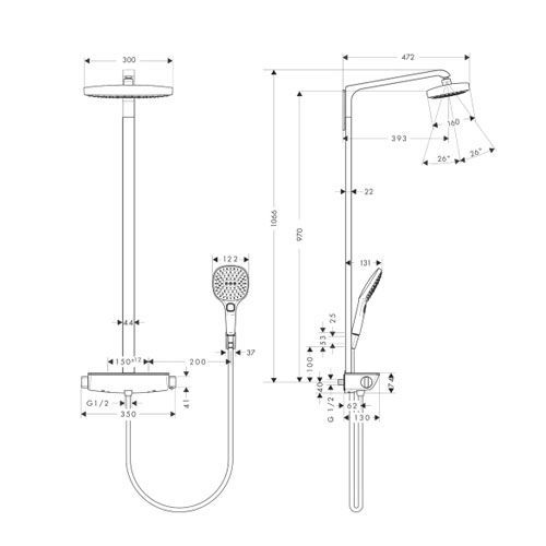 Hansgrohe Raindance Select Showerpipe E300 2jet27128000-2..JPG