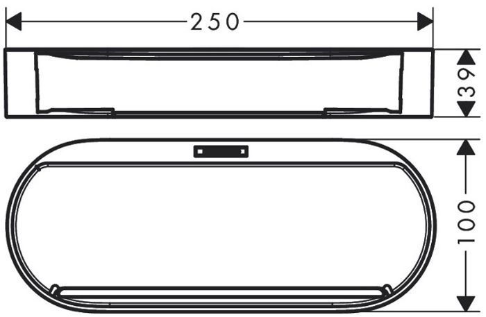 Hansgrohe WallStoris Корзина для хранения, цвет: белый матовый
