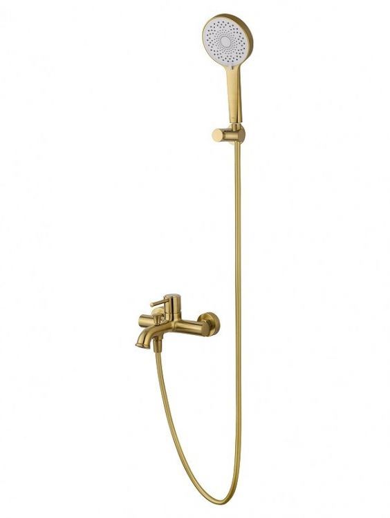 Смеситель для ванны Wonzon & Woghand Tor WW-88037073-BG цвет Брашированное золото