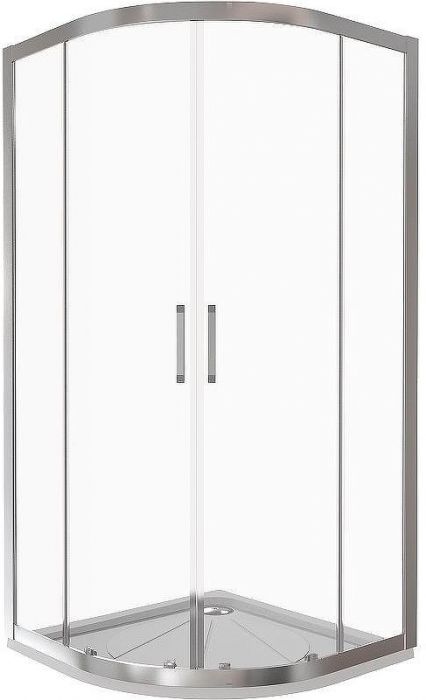 Душевой уголок Good Door Latte R-80-C-WE 80x80 профиль Белый стекло прозрачное