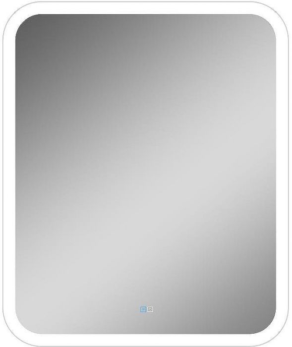 Зеркало Континент Glamour 700х800 ЗЛП498 с подсветкой с сенсорным выключателем с подогревом