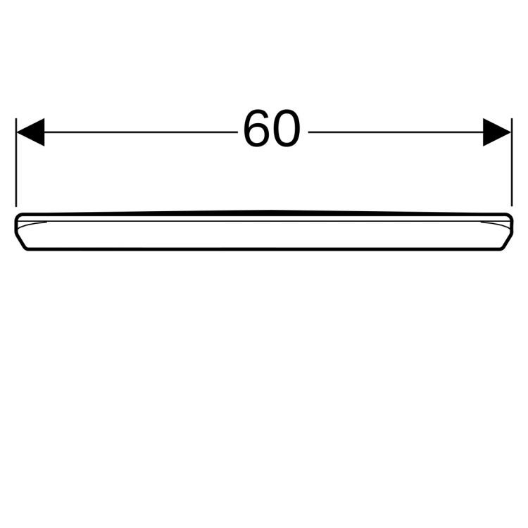 Полка Geberit Renova 60 см [299260000]