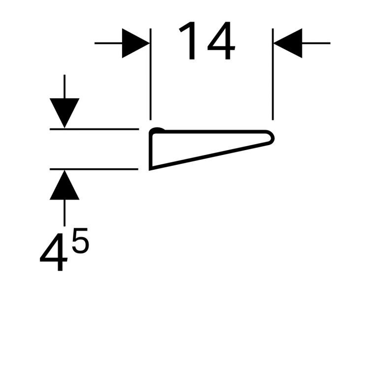 Полка Geberit Renova 60 см [299260000]