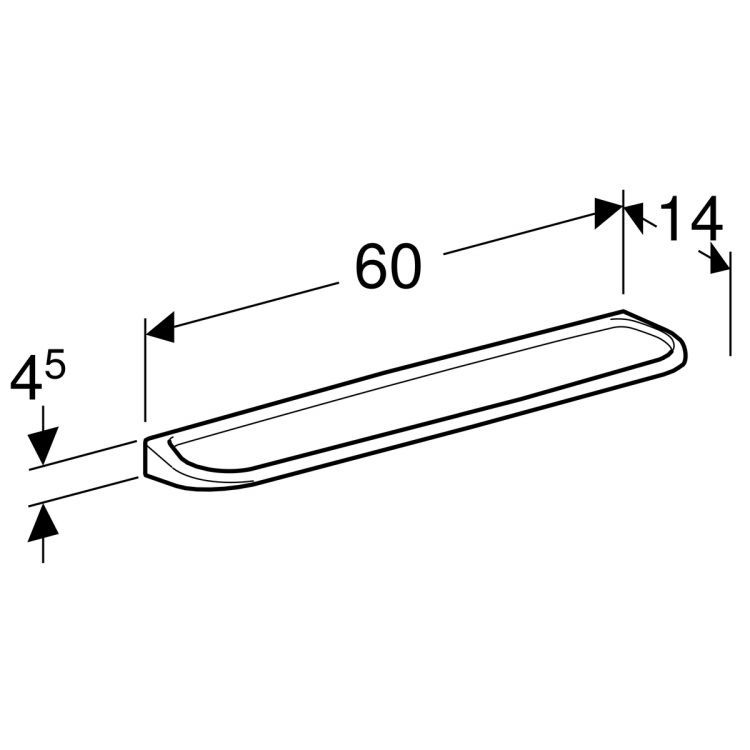 Полка Geberit Renova 60 см [299260000]