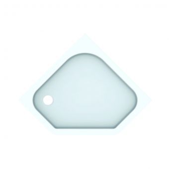 Душевой поддон Geberit Renova пентагональный (пятиугольный), 90х90 см [652220000]