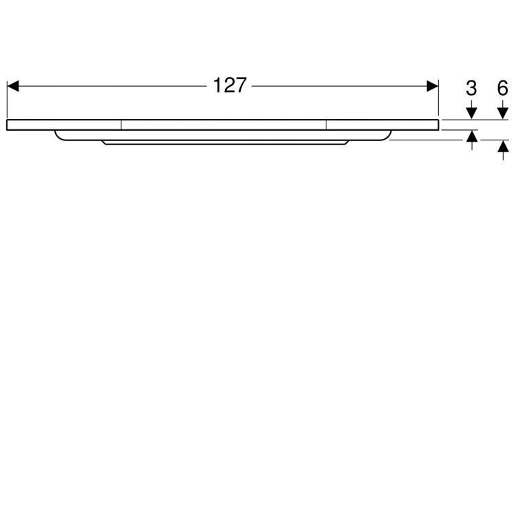 Душевой поддон Geberit Renova пентагональный (пятиугольный), 90х90 см [652220000]