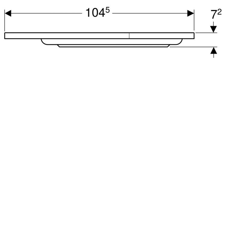 Душевой поддон Geberit Renova пентагональный (пятиугольный), 90х90 см [652220000]