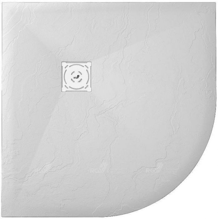Душевой поддон из искусственного камня RGW Stone Tray ST/R-0100W 100x100 16153100-01 Белый
