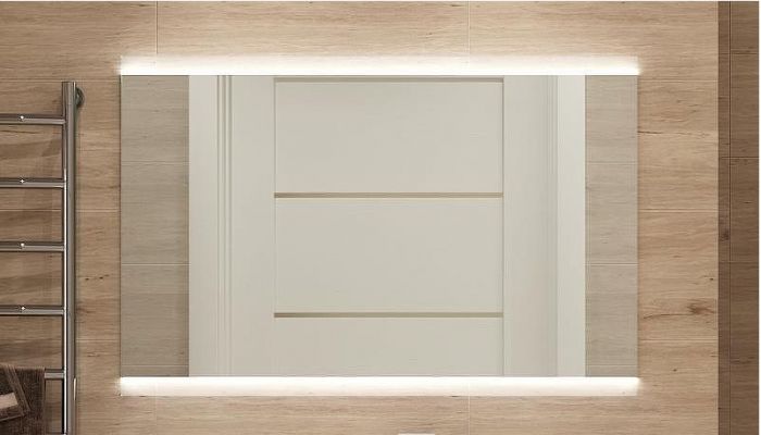 Зеркало Velvex Otto 100 zkOTT.100-11 с подсветкой Хром