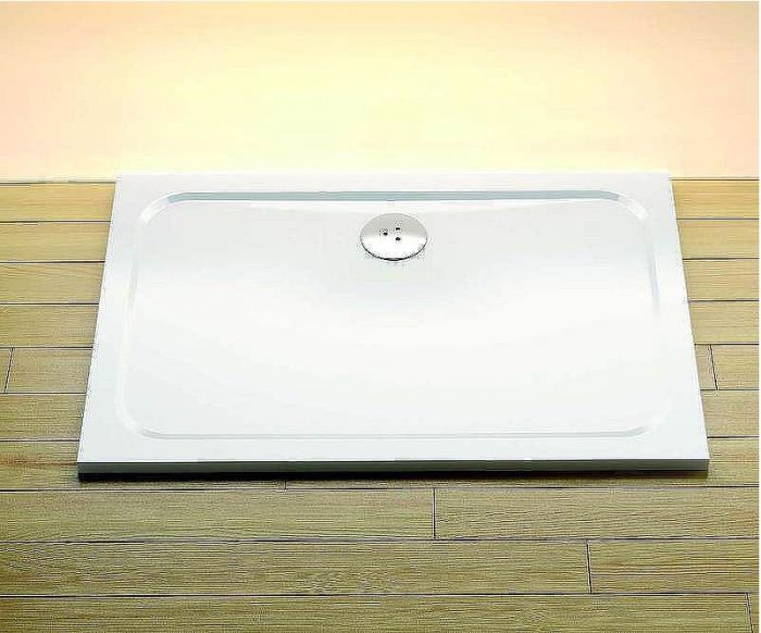 Душевой поддон из искусственного камня Ravak Gigant Pro Chrome 120x80 XA04G401010 Белый