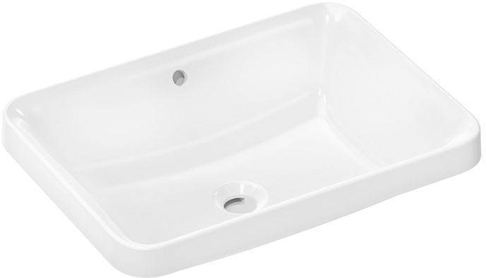 Hansgrohe Xuniva Q Раковина 55х40см., без отв., встраиваемая, с переливом, цвет: белый