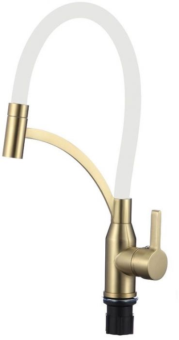 Смеситель для кухни Fmark FS8244C-02 цвет Бронза Белый