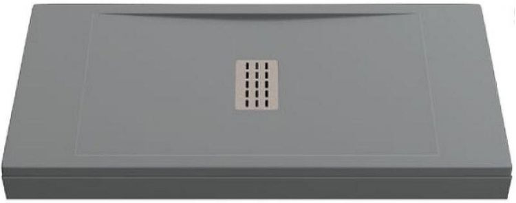 Душевой поддон из искусственного камня Creto Etna 160x80 2-0022 Серый Душевой поддон из искусственного камня Creto Etna 160x80 2-0022 Серый