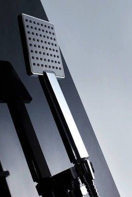 Душевая кабина Orans SR-89101LS черная, с баней Душевая кабина Orans SR-89101LS черная, с баней