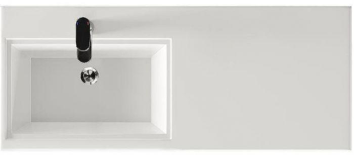 Тумба с раковиной Creto Cafor 110 L 19-W110L Белый глянец