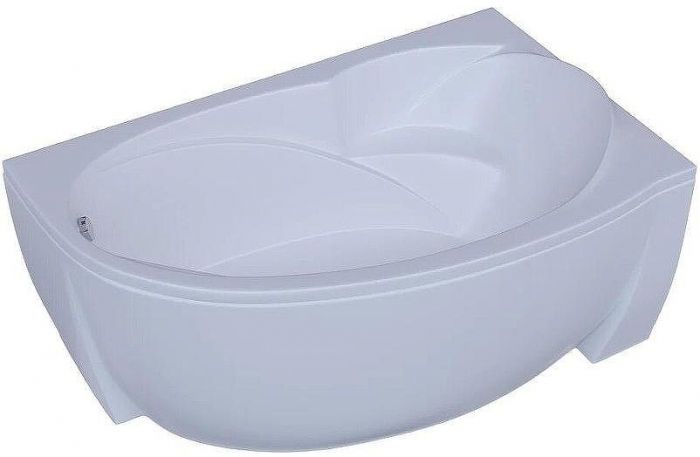 Акриловая ванна Aquatek Бетта 170x97 R BET170-0000100 без гидромассажа с фронтальной панелью с каркасом (разборный) со слив-переливом