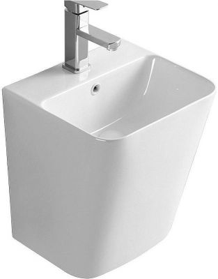 Раковина CeramaLux 38 500Q Белая глянцевая