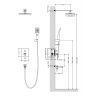 Душевая система встроенная Timo Torne SX-4399/03SM черный