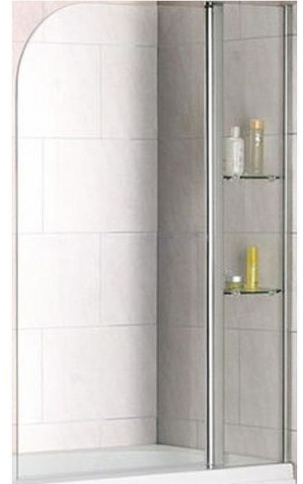Шторка на ванну Good Door Screen HS-100-C-CH 100 профиль Хром стекло прозрачное