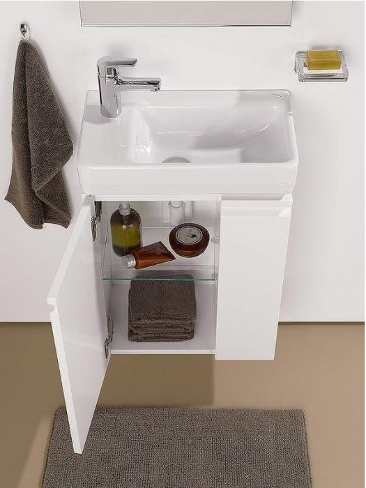 Тумба под раковину Laufen Pro 48 L 4.8300.1.095.479.1 подвесная Светлый дуб