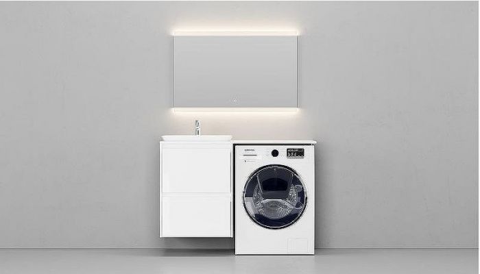 Тумба под раковину Velvex Klaufs 56 tpKLA.56.50.2Y-616.216 подвесная Белая