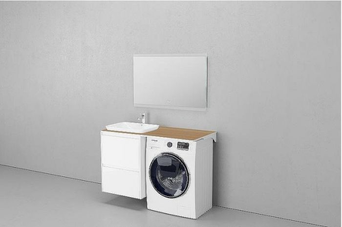 Тумба под раковину Velvex Klaufs 56 tpKLA.56.50.2Y-616.216 подвесная Белая