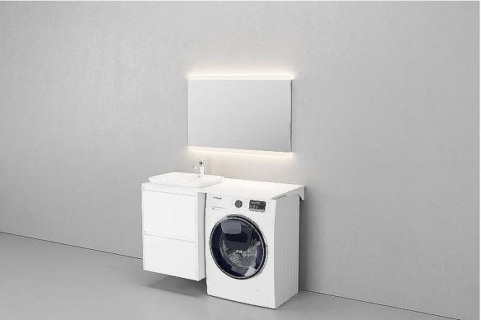 Тумба под раковину Velvex Klaufs 56 tpKLA.56.50.2Y-616.216 подвесная Белая