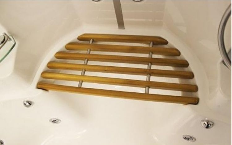 Душевой бокс Radomir Даниэла 2 140x140 1-04-1-0-5-0750 с баней профиль Белый стекло прозрачное