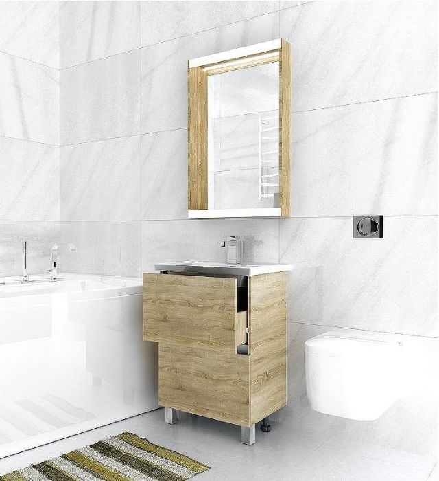 Тумба под раковину 1MarKa Aris 70 У76061 Дуб сонома