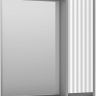 Зеркало со шкафом Brevita Balaton 75 R BAL-04075-01-01П с подсветкой Белое матовое Серое матовое