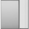 Зеркало со шкафом Brevita Balaton 75 R BAL-04075-01-01П с подсветкой Белое матовое Серое матовое