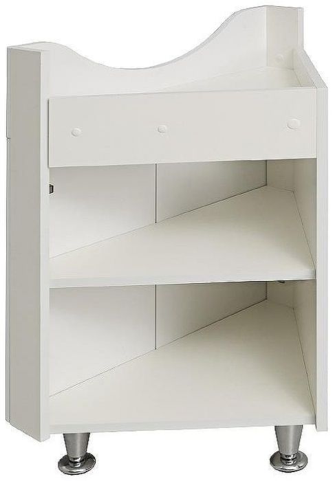 Тумба под раковину Runo Классик 65 УТ000004162 угловая Белая