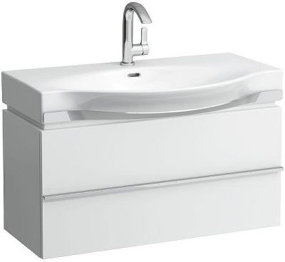 Тумба под раковину Laufen Palace New 90 4.0125.2.075.463.R подвесная Белая матовая