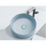 Умывальник CERAMICANOVA Element чаша накладная круглая (цвет Голубой Матовый) CN6057ML