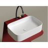 Умывальник CERAMICANOVA Element чаша накладная прямоугольная (цвет Белый Матовый) CN6053MW