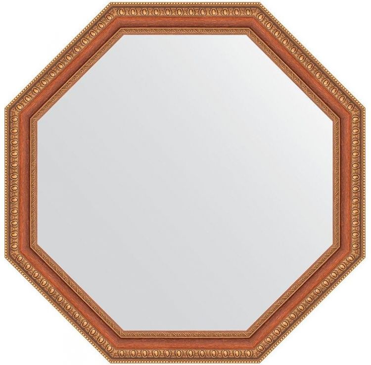 Зеркало Evoform Octagon 66х66 BY 3984 в багетной раме - Бронзовые бусы на дереве 60 Зеркало Evoform Octagon 66х66 BY 3984 в багетной раме - Бронзовые бусы на дереве 60
