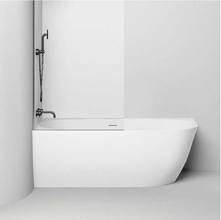 Ванна из искусственного камня Salini Sofia Corner L 170х85 102525M Белая матовая