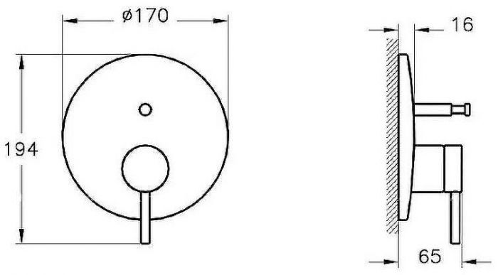 Душевая система Vitra Origin A49266EXP Хром
