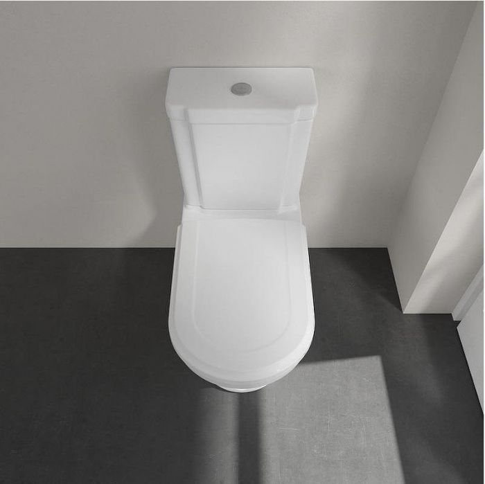 Унитаз компакт Villeroy&Boch Hommage 666210R1 без бачка и сиденья