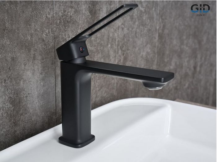 Смеситель для раковины Gid Niagara L057BMK цвет Черный матовый