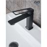 Смеситель для раковины Gid Niagara L057BMK цвет Черный матовый Смеситель для раковины Gid Niagara L057BMK цвет Черный матовый