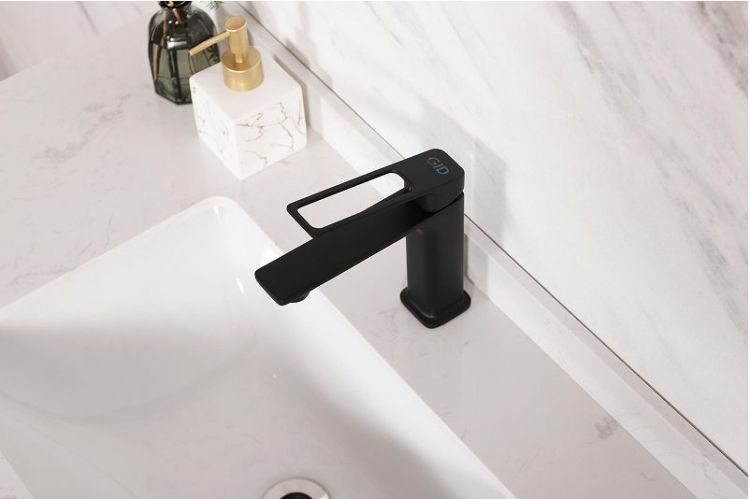 Смеситель для раковины Gid Niagara L057BMK цвет Черный матовый Смеситель для раковины Gid Niagara L057BMK цвет Черный матовый